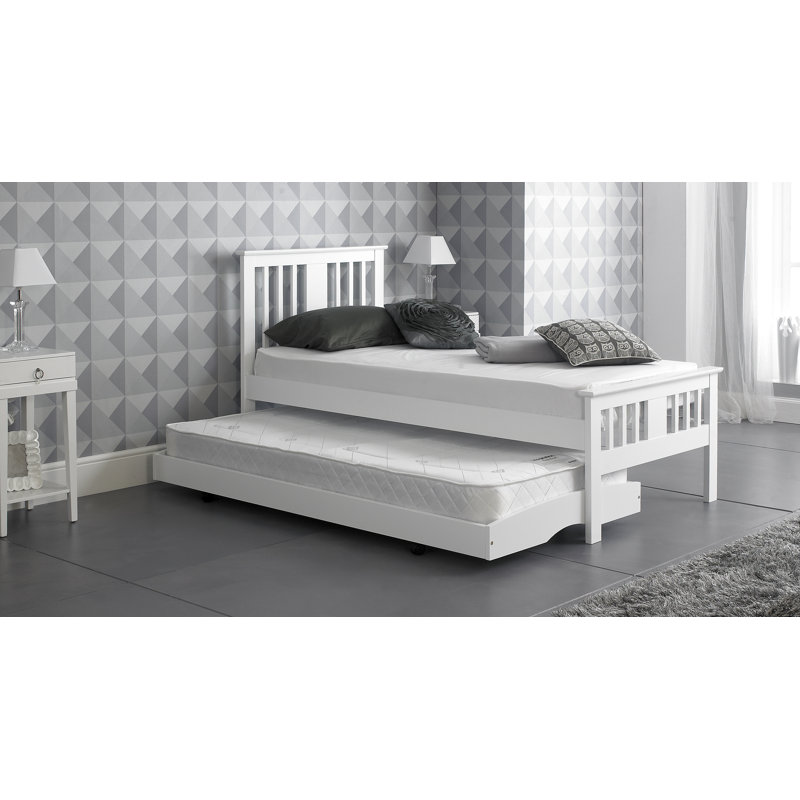 Barnsley Solid Wood Daybed with Trundle, White Matt