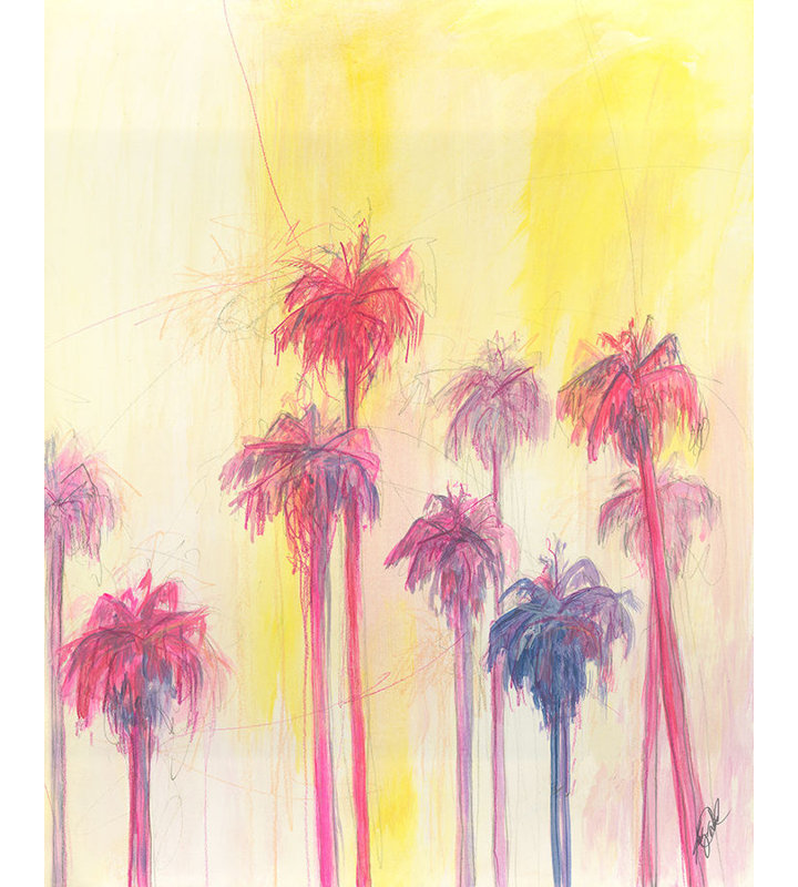 Chelsea Art Studio Kelly O'Neal Palm Studies Ledger V Picture