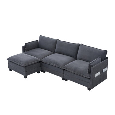 Canapé modulaire 2 pièces rembourré
