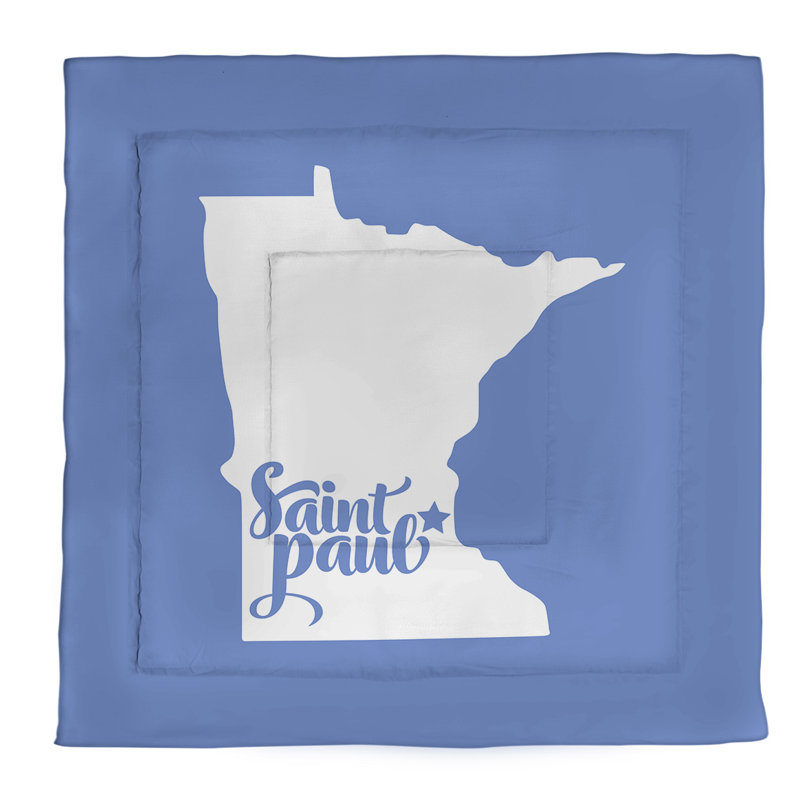 Saint Paul Polyester Comforter, Twin Comforter, Blue