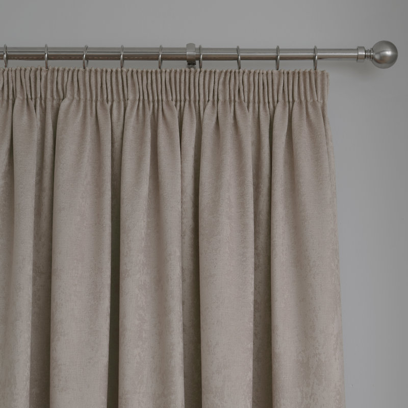 Galaxy Room Darkening Curtain Pair, Width 168 x Drop 229 cm, Natural