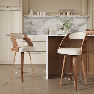 Tabouret de comptoir pivotant 26 po Modern