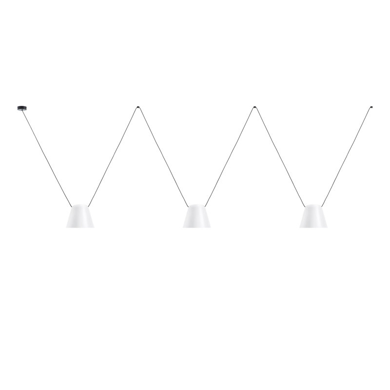 Auvent à attache latérale attique 3 câbles, H 86,63 po x l 118,13 po x P 9,5 po, Blanc