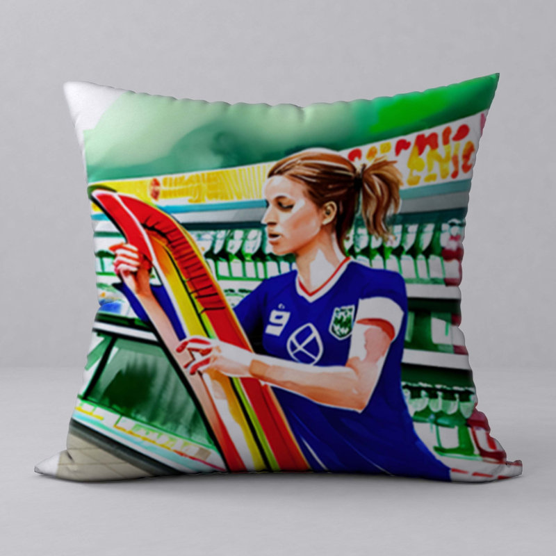 Reversible Throw Pillow