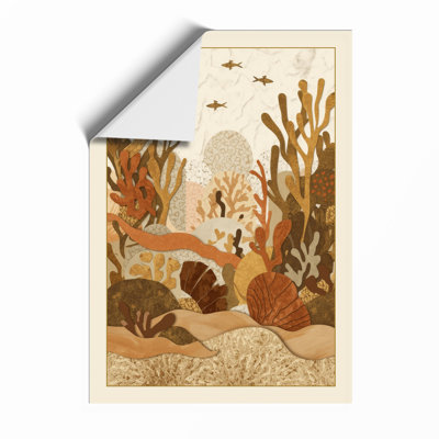 Kelp Forest Coastal - Framed Print