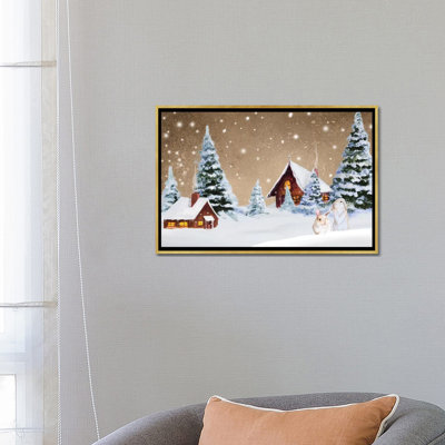 « Christmas village » par Janice Gaynor-impression