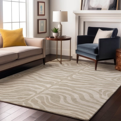 Tapis à imprimé animal de qualité supérieure lavable à la machine Kian AMF1042