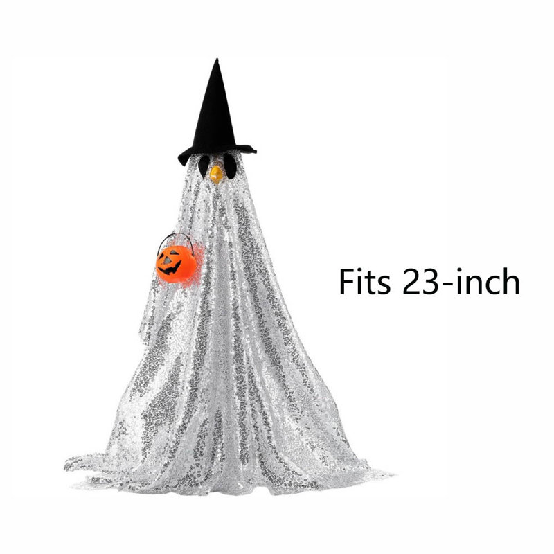 Décorations d'Halloween : Ensemble de décorations et de sculptures de grandes oies blanches pour le festival