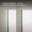 Recessed or Surface Mount Frameless Aluminum Medicine Cabinet Adjustable Shelves-368280058