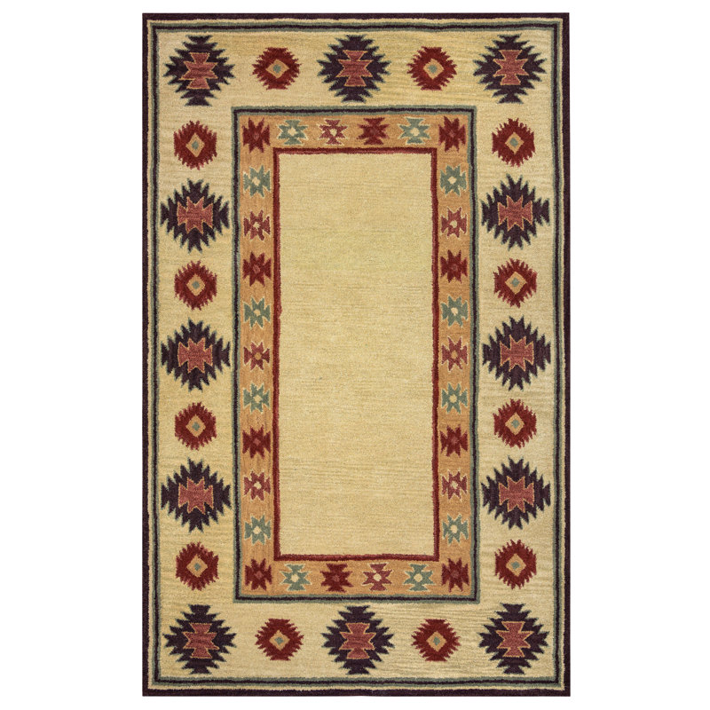 Eastman Wool Southwestern Indoor Rug, Rectangle 9' x 12'