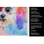 Serviette de cuisine Westie Hippie Dawg