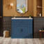 Meuble-lavabo avec lavabo en céramique, meuble-lavabo avec 2 grandes portes à fermeture douce, armoire de rangement-157958773