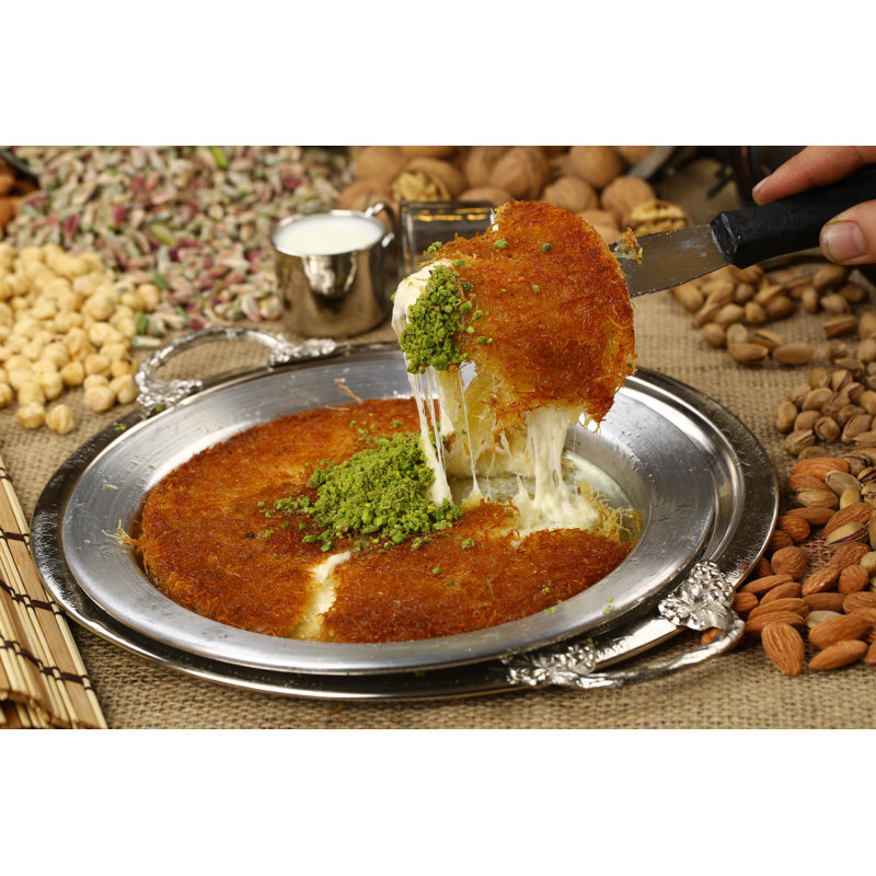 Turkish Dessert Kunefe - Wrapped Canvas Print, 30cm H x 46cm W x 3.8cm D