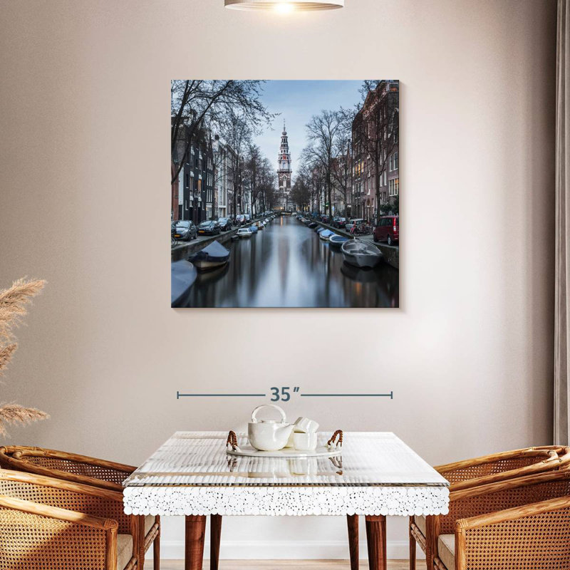Sireci Zuiderkerk à Amsterdam, H 36 po x l 36 po