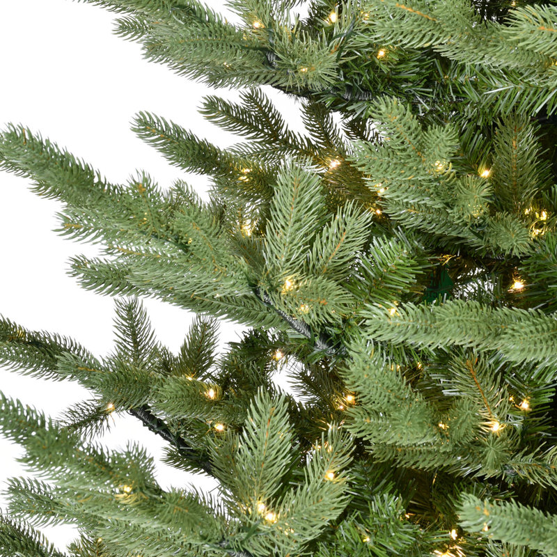 9-Foot Green Pine Christmas Tree with LED Lights
