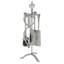 Vida Fleur-de-Lys Steel Fireplace Tool Set-19298082