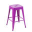 Tabouret à hauteur de comptoir 24 po, tabourets de bar en métal sans dossier, ensemble de 4, non empilable, amovible et facile à assembler-1960640386-1960640389