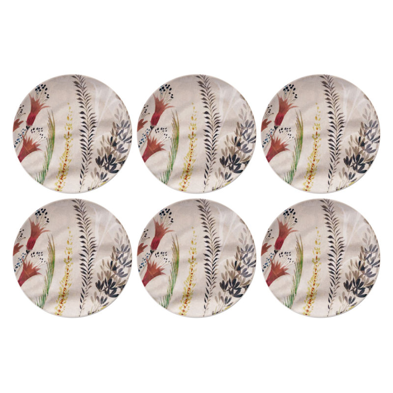 Ensemble d'assiettes à dessert (6 pièces)