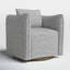 Javad Upholstered Swivel Accent Chair