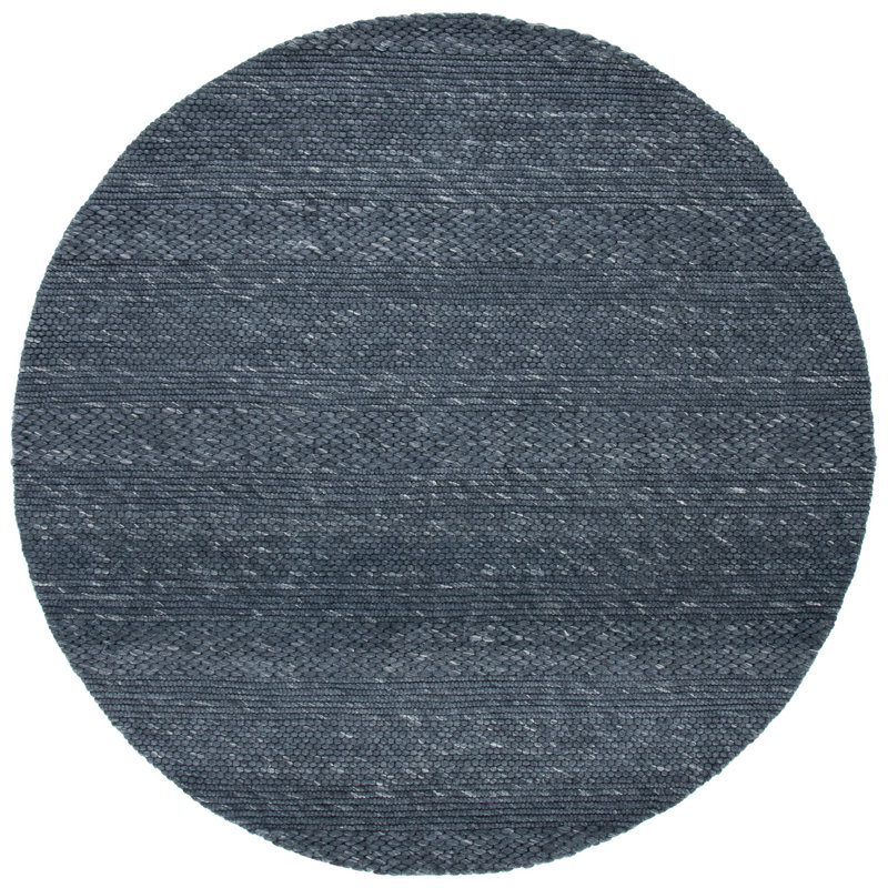 Adelyn Charcoal Area Rug, Round 7'