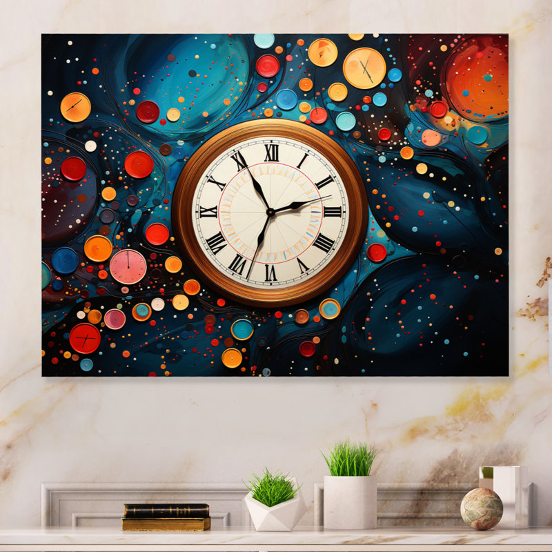 Regardez le pointillisme de Rhythms - impression non encadrée sur métal, H 12 po x l 20 po x P 1 po