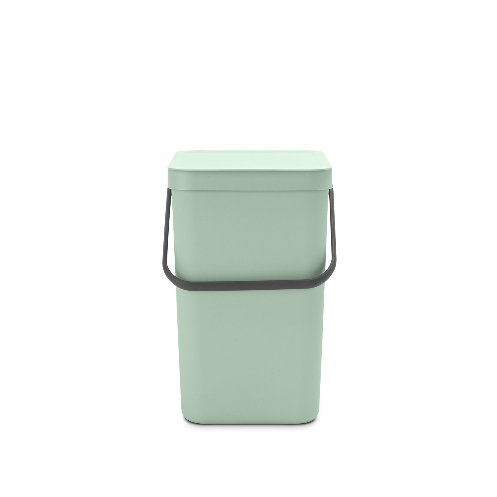 Brabantia Sort & Go Plastic Recycling Bin, 6.6 Gallon, Jade Green