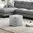 Square Pouf Chenille Fabric Upholstery Modern Ottoman, Footstool, Non-Slip Floor Pouf, Bean Bag Chair, 1Pc Sitting Pouf