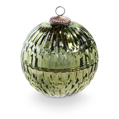 Mercury Ornament Green Candle, Balsam & Cedar