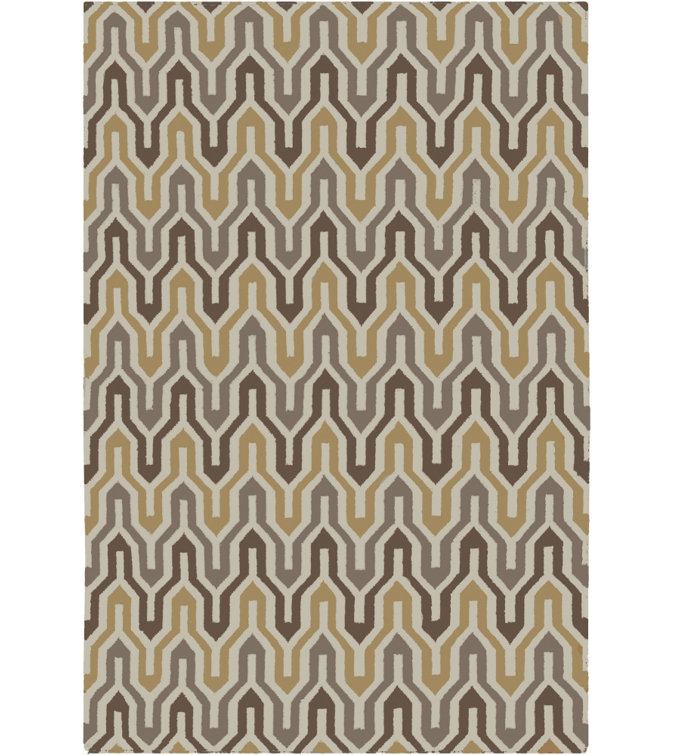 Robby Flatweave Wool Chevron Indoor Rug