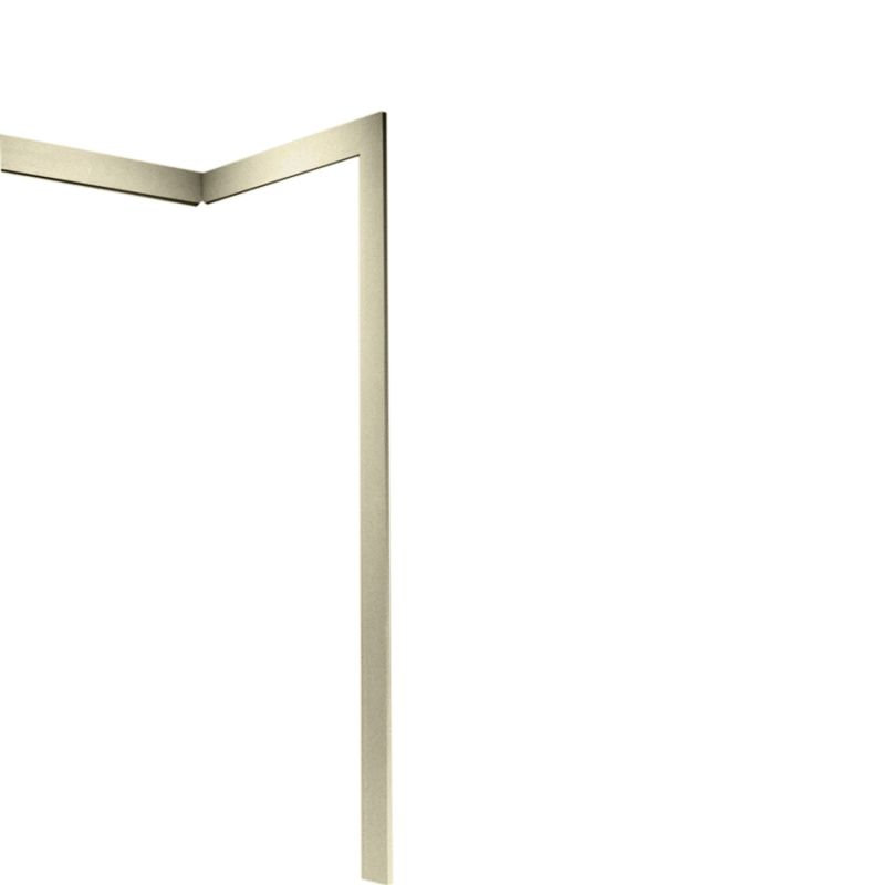 Solid Surface Shower Trim Kit, Bone
