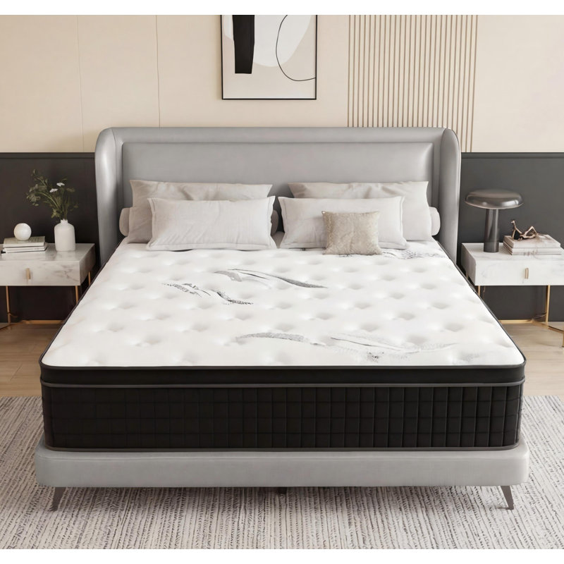 10" Medium Hybrid Memory Foam Mattress in a Box, No Assembly Required, Double