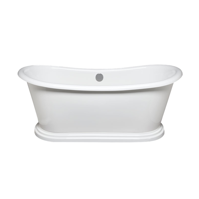 Baignoire de trempage autoportante en acrylique 71 po. X 31 po. Blanca