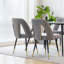 Chaise rembourrée contemporaine en velours-620781670