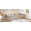Lit plateforme en bois avec garde-corps-521032105