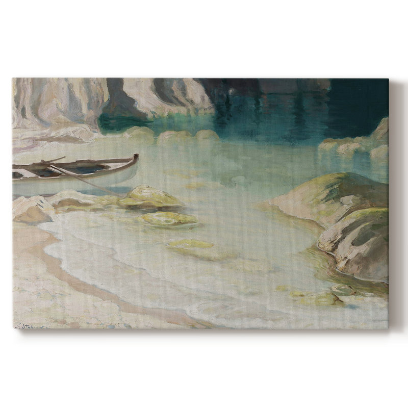 Paysage rétro - CCDVT, H 13 po x l 19 po x P 1,5 po, Toile tendue