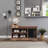 Polyester Blend Upholstered Storage Bench