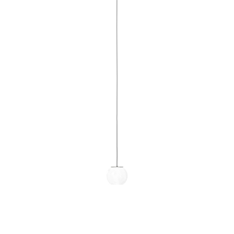 Oto 1 - Light Pendant, 84" H x 6" W x 6" D, White Striped