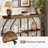 3-Tier Industrial Console Table