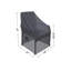 Ensemble de 2 housses de chaises de patio Libora en polyester résistant à l'eau et aux rayons UV
