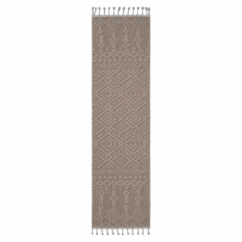 Traditional Area Rug, Machine Woven Rug For Indoor, Outdoor, Runner 2'2" x 8'