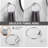 Bathroom Hardware Set - 8 Piece Towel Bar Set With Adjustable Towel Bar, Toilet Paper Holder, Robe Hooks And Towel Rings, Heavy Duty Rust Resistant Bathroom Accessories-114389685