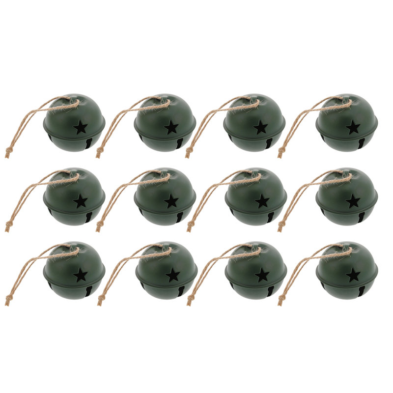 Ensemble de 12 boules décoratives, Vert