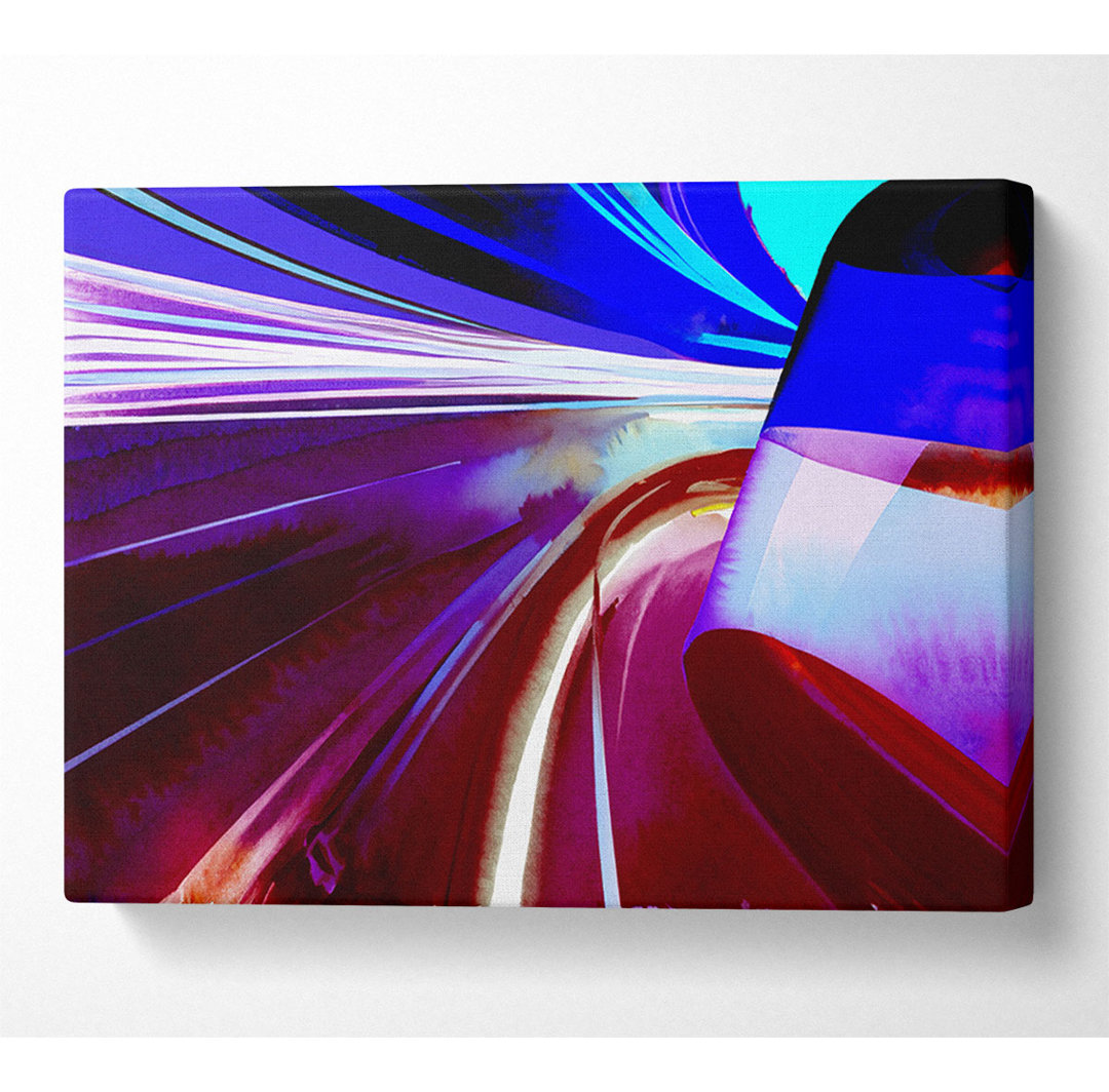 Time Tunnel Rainbow - Kunstdrucke auf Leinwand