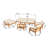 Streetman Acacia 8 - Person Patio Conversation Set with Cushions-138147067