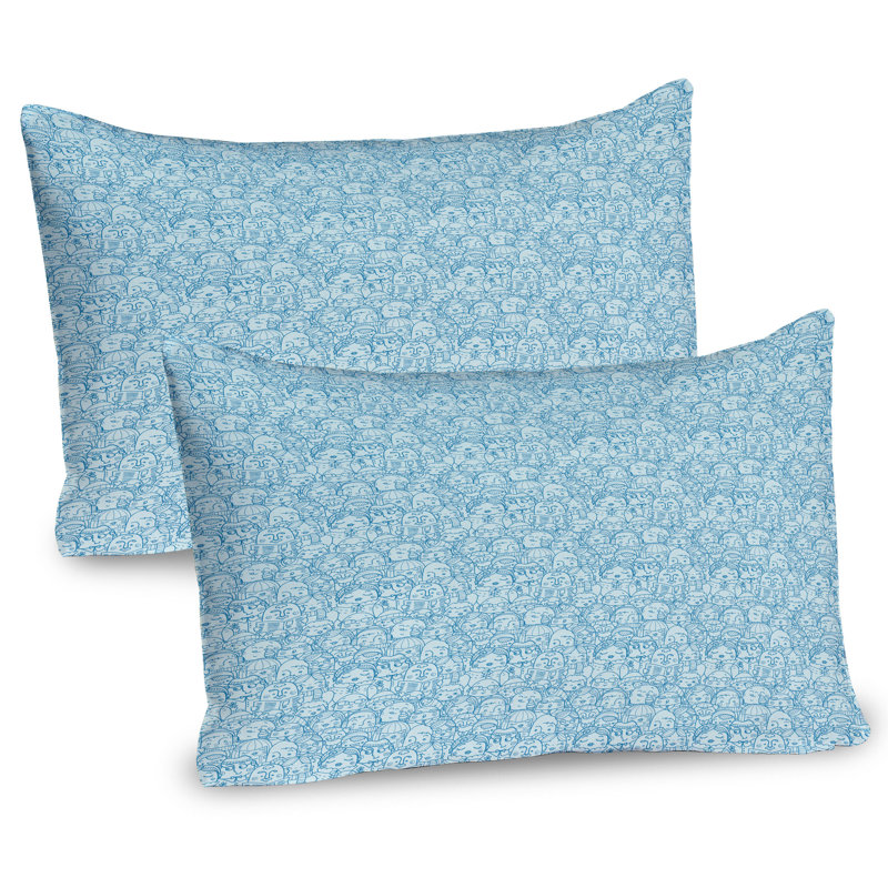 Ensemble de 2 taies décoratives Ambesonne, H 20 po x l 26 po