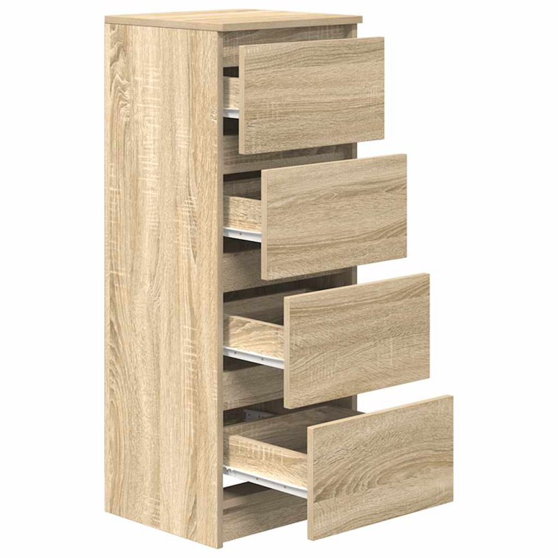 Sideboard 37.5X35x99 Cm Engineered Wood, Sonoma Oak