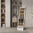 Oakleaf Tempered Glass LED Full Length Mirror – Touch Control, 3-in-1 Freestanding / Leaning / Wall-Mounted-390701346-396164925