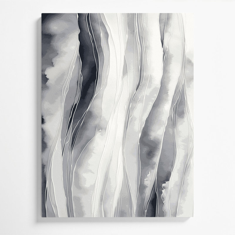 DiagonalStripes, nuage, gris, blanc, beige, toile