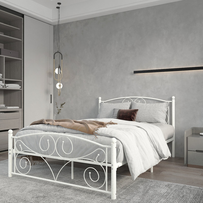 Structure en métal durable au design élégant pour le confort de la chambre à coucher