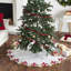 Candy Swirl Hand Beaded Tree Skirt